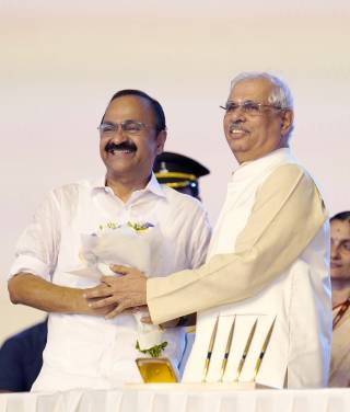 വി.ഡി. സതീശന്റെ സത്യപ്രതിജ്ഞാ ചടങ്ങ്