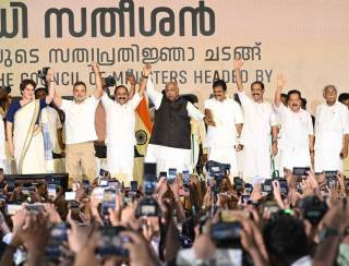 വി.ഡി. സതീശന്റെ സത്യപ്രതിജ്ഞാ ചടങ്ങ്